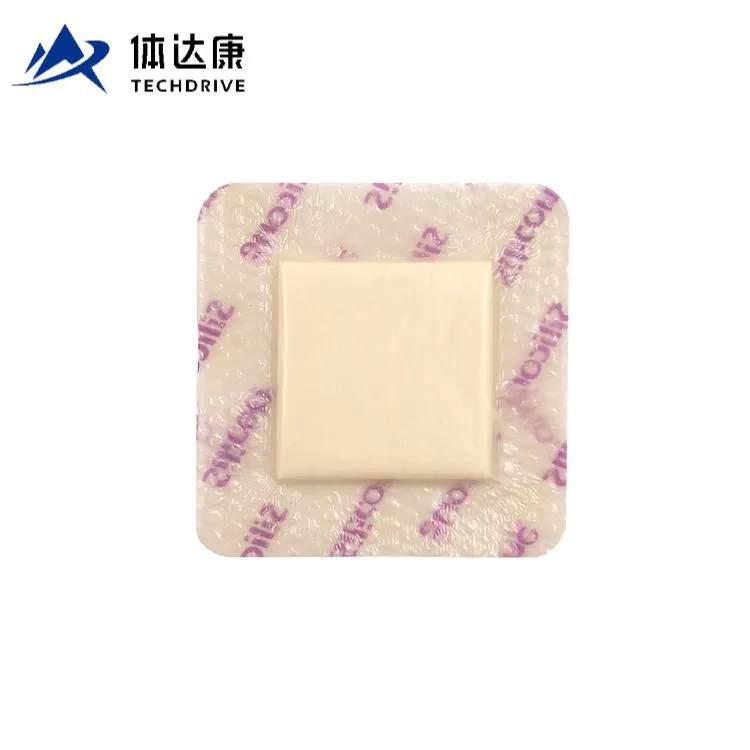 소프트 실리콘 폼 드레싱 테두리 7.5×7.5cm